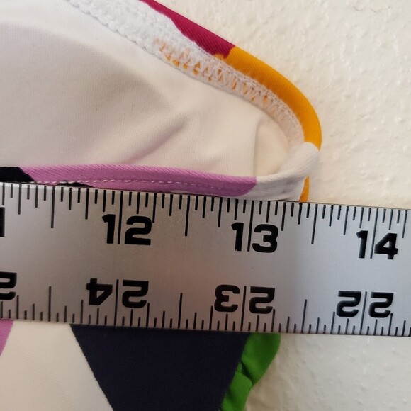 Anne Cole‎ Women's High Neck Tankini Swim Top Colorful Size Small X Back Straps - Picture 7 of 14